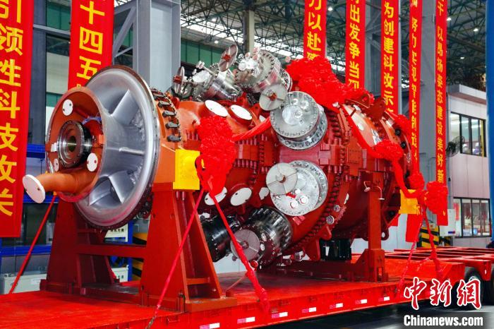 F级50MW重型燃机。　AG尊龙登陆汽轮机有限公司供图